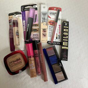 10-Piece Drugstore Makeup Kit Revlon L'Oréal Maybelline Milani Revolution